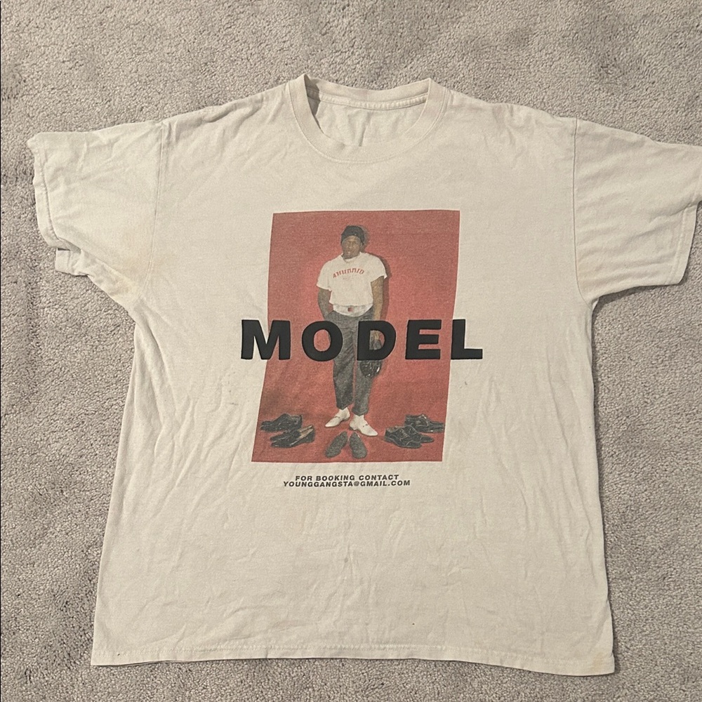 4Hunnid Model Young Gangsta Graphic T-Shirt - Picture 1 of 2
